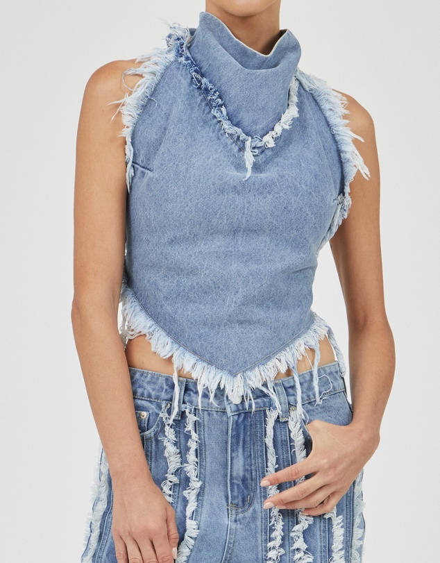 Third Form - Trace Distressed Kite Top