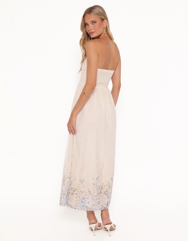 Petal & Pup - Kayt Strapless Dress - Embroidered Floral