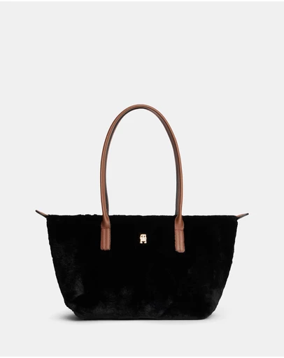 Tommy Hilfiger - Popette Micro Tote Faux Fur