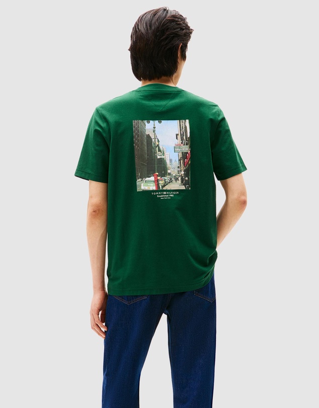 Tommy Hilfiger - Back Print Jersey T-Shirt