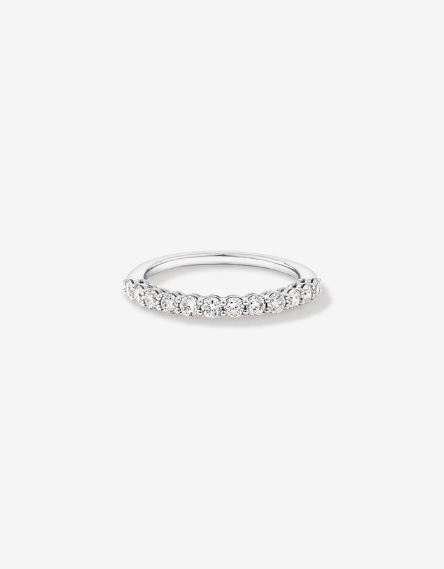 Michael Hill - 0.60 Carat TW Claw Set Round Brilliant Laboratory-Grown Diamond Wedding Ring in 14kt White Gold