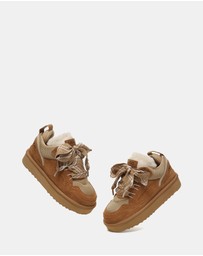 EVERAU - Australian Shepherd Ugg Parkyr Cow Suede Upper UGG Boots