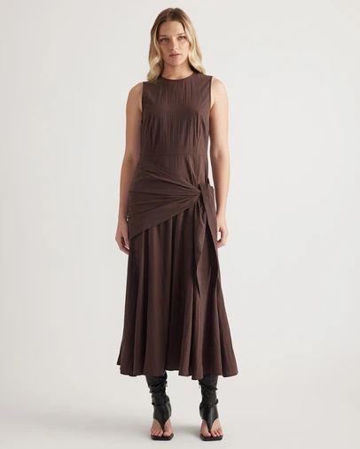 Decjuba - Isabelle Scarf Tie Midi Dress