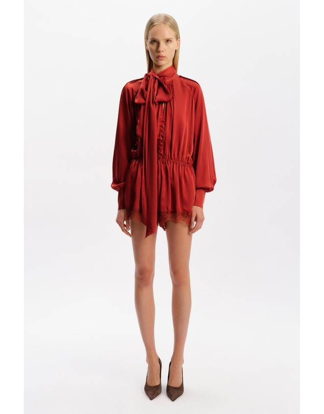 Bardot - Petra Long Sleeve Playsuit