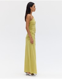 Third Form - Crave Rouched Floor Length Dress