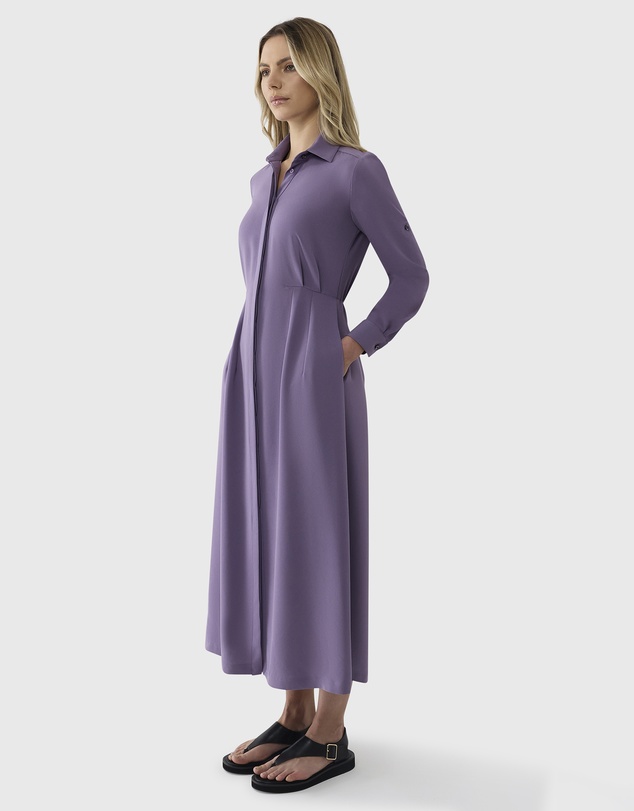 Farage - Cinched Waist Shirtdress