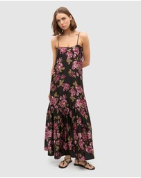 Seed Heritage - Silk Floral Midi Dress