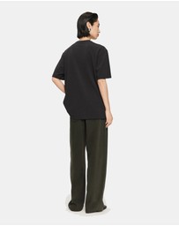 JNBY - JNBY Denim Effect Wide-Leg Trouser