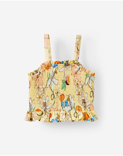 BABY YELLOWTROPICAL FLORAL