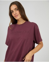 All About Eve - Aae Timeless Tee Wine