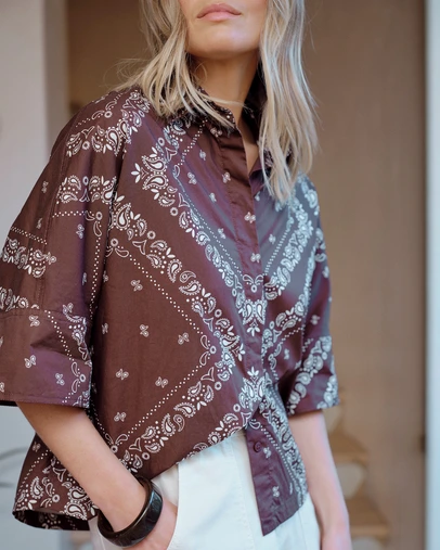 Ceres Life - Sarah Boxy Shirt