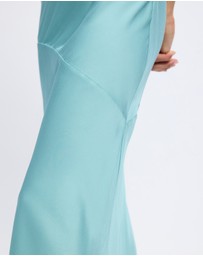 & Other Stories - Cowl-Neck Satin Midi Dress