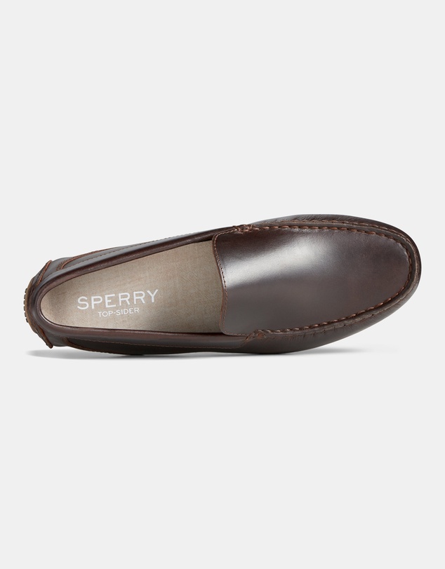 Sperry - Davenport Wide Leather Amaretto- Men's 