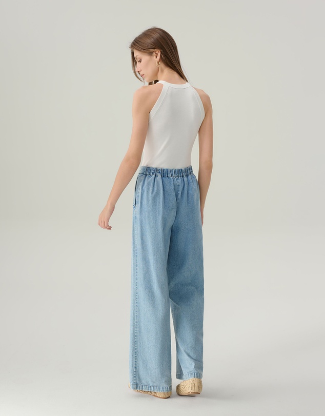IDA+S - Adelaide Light Denim Wide Leg Jeans