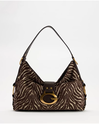 GUESS - Zebra Camden Shoulder Bag