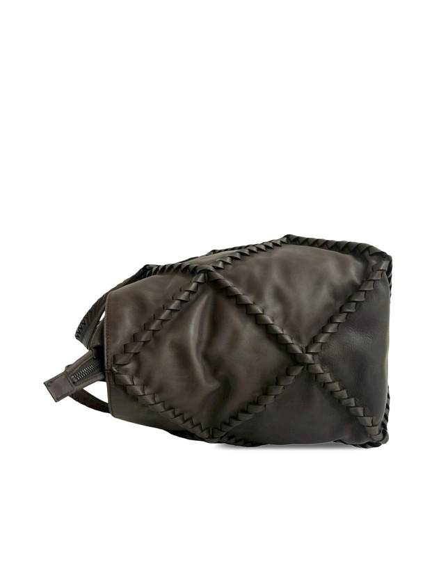 Pre-Loved by Azura Reborn - Pre-Loved Nappa Diamond Intrecciato Tote