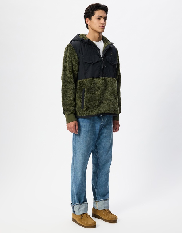 Polo Ralph Lauren - HiPile Half Zip Hybrid Jacket - ICONIC EXCLUSIVE