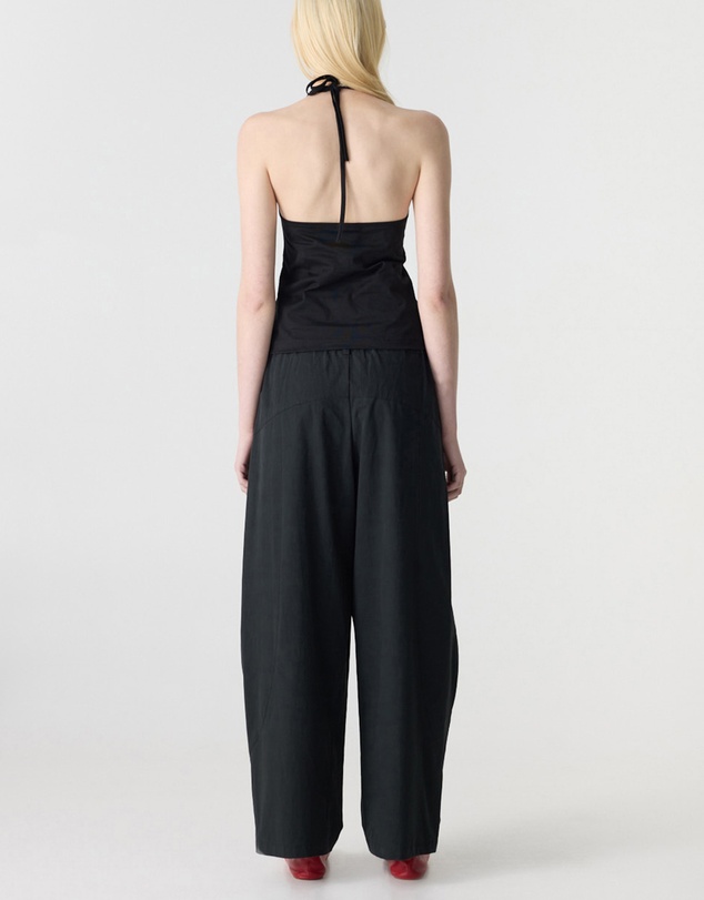 Bassike - Crushed Cotton Barrel Pants