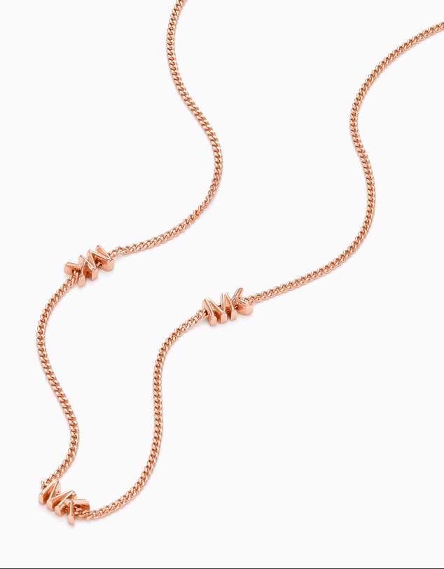 Michael Kors - Premium Rose Gold Tone Tone Necklace