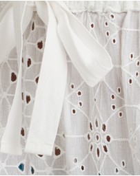 Polo Ralph Lauren - Patchwork Eyelet Shirt & Shorts Cotton Beachwear Set