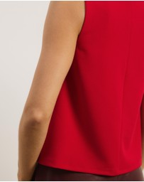 Atmos&Here - Lunet Statement Bow V-Neck Top