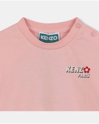 Kenzo Kids - Logo Flower Short Sleeve T-Shirt - Babies-Kids