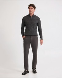 Oxford - Marlon Zip Neck Cable