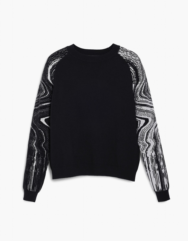 Desigual - Marbled Sleeve Sweater
