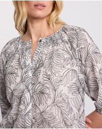 David Lawrence - Fern Embroidered Blouse