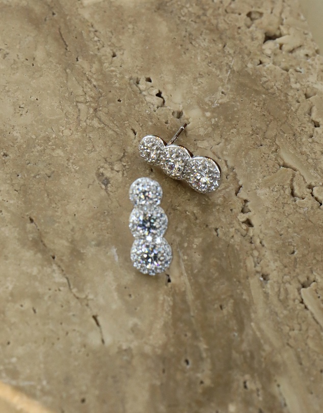 Bianc - Crater Earrings
