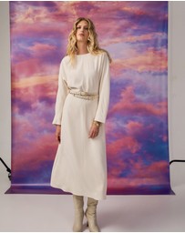 Forcast - Karina Dolman Midi Dress