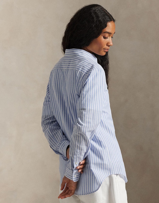 Polo Ralph Lauren - Classic Fit Striped Cotton-Linen Shirt