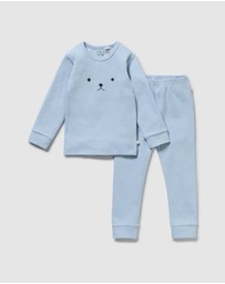 Wilson & Frenchy - Organic Rib Long Sleeved Pyjamas - Kids