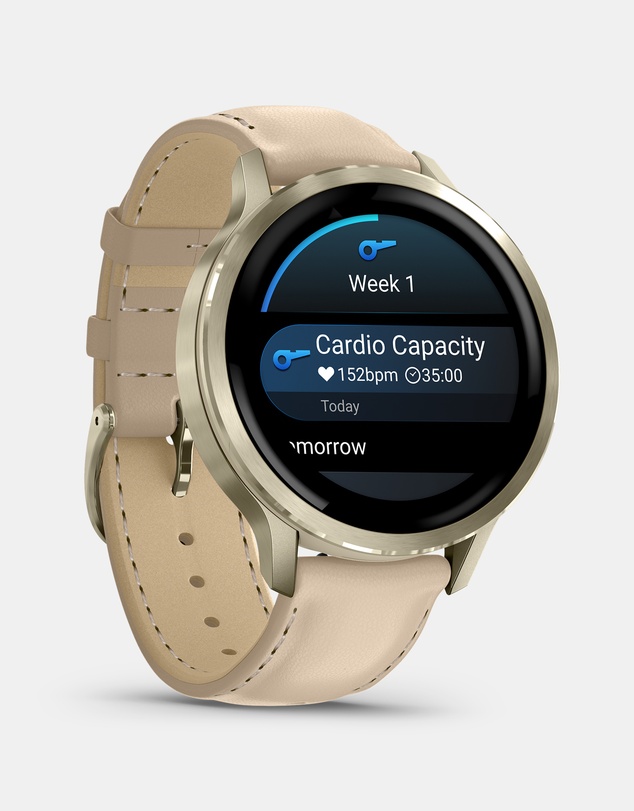 Garmin - Venu 4, 41mm, Leather Band