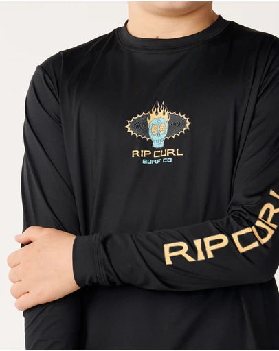 Rip Curl - Cosmic Skull UPF LS Tee -Teens