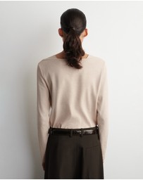 COS - Cotton-Jersey Long-Sleeved Top