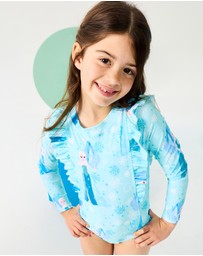 Rock Your Kid - Frozen Long Sleeve Swimsuit - ICONIC EXCLUSIVE - Kids