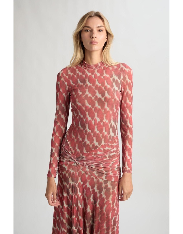 Bardot - Lea Printed Mesh Dress