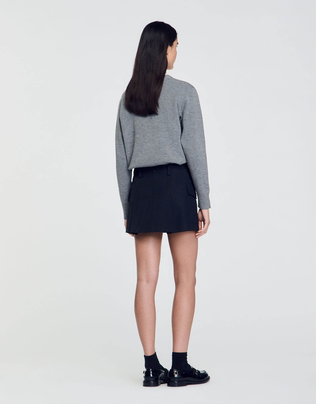 Sandro - Lara Woven Skirt