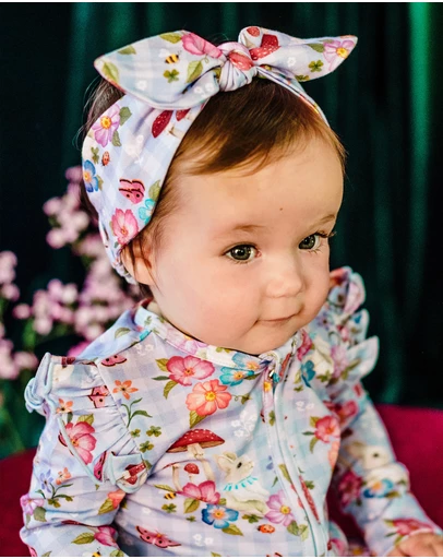 Fleur Harris - 'Days of Enchantment' Sweetie Headband in Cornflower