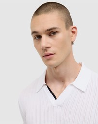 Politix - Anderson Stripe Texture Knit Polo