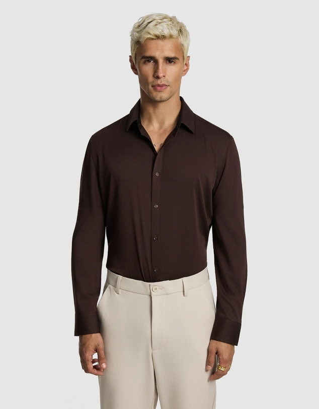 yd. - Heathcoat Slim Bamboo Shirt