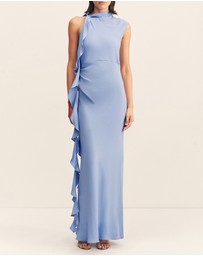 Shona Joy - Rio Draped Ruffle Maxi Dress