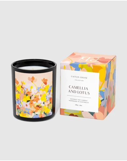 Caitlin Louise Collection - Camellia and Lotus Scented Artist Candle