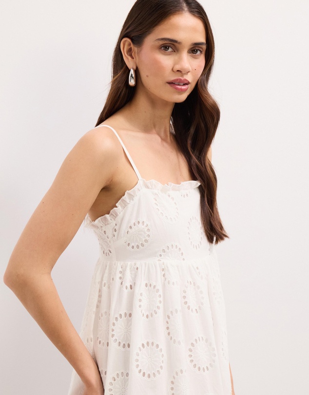 The Fated - Calista Broderie Maxi Dress