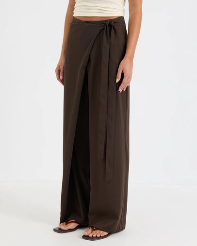 Calli - Jane Wrap Waist Tie Pants