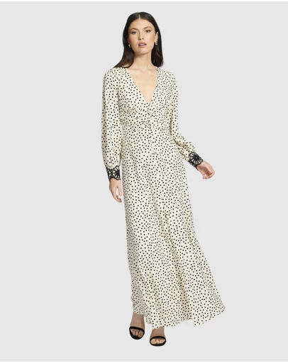 Honey and Beau - Arie Long Sleeve Frill Dress