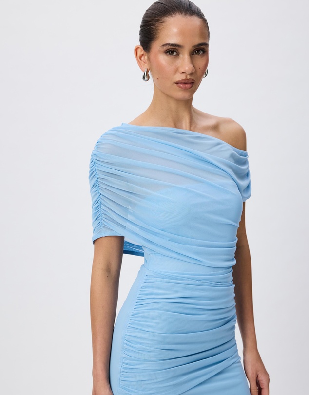 Tussah - Eleanor Mesh Off The Shoulder Maxi Dress