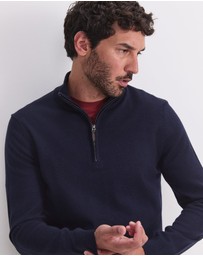 Sportscraft - Merino Quarter Zip Knit