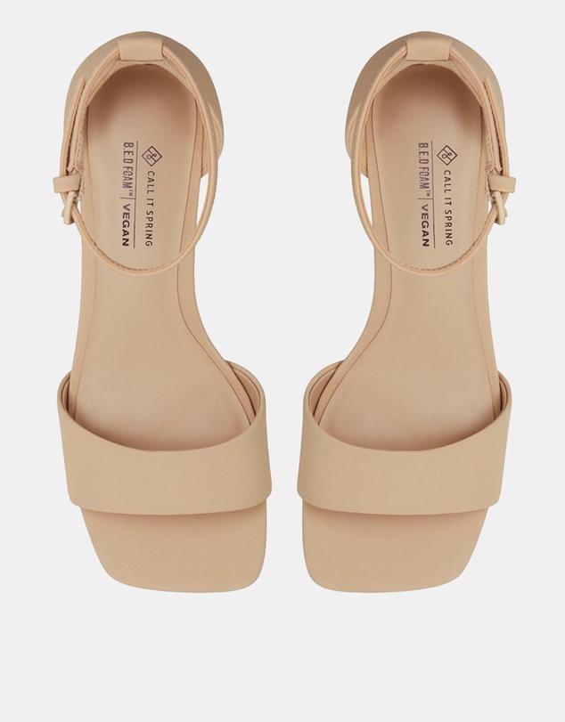 Call It Spring - Vicki Ankle Strap Block Heels